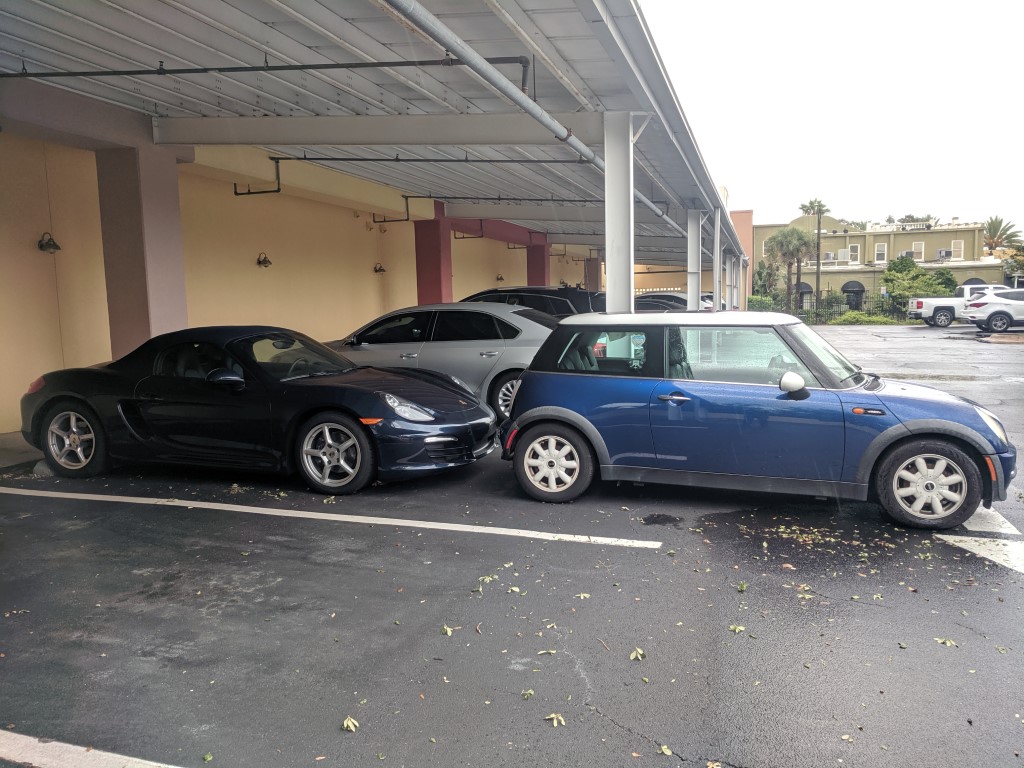 Porsche Boxster and MINI Cooper