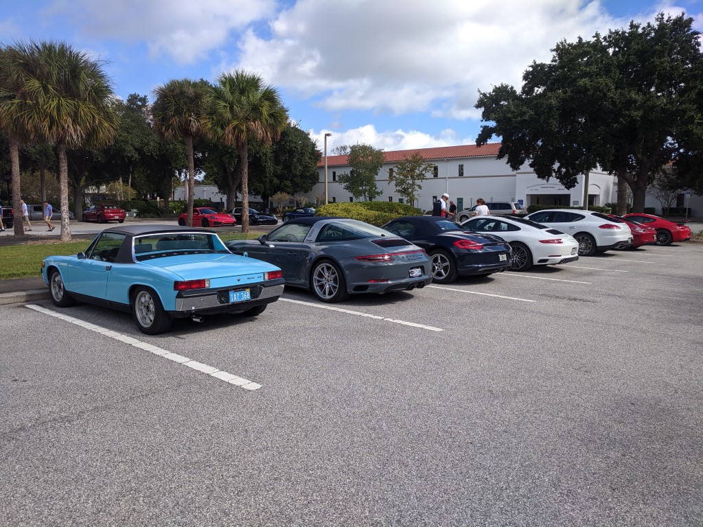 PCA Space Coast Kaffeeklatsch Porsches