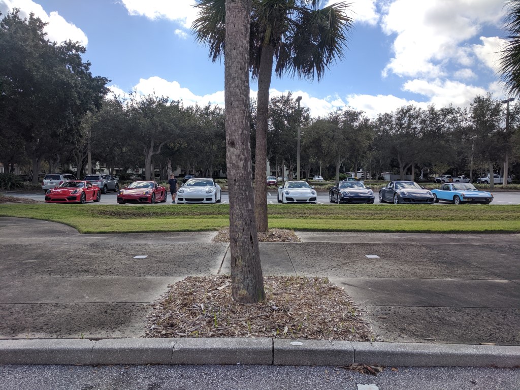 PCA Space Coast Kaffeeklatsch Porsches