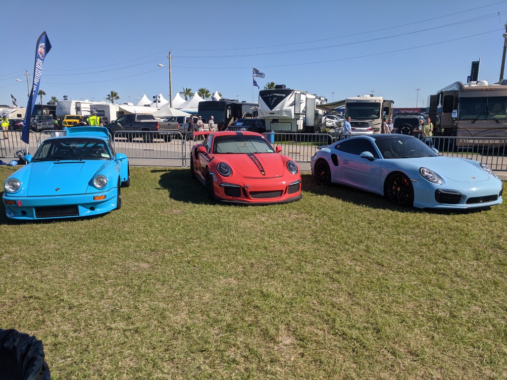 PCA Porsches at the 2020 Rolex 24 at Daytona