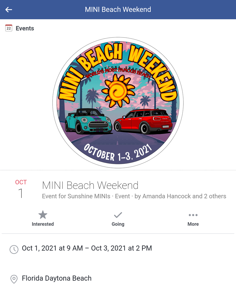 MINI Beach Weekend 2021 Event
